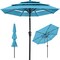 Best Choice Products 10ft 3-Tier Patio Umbrella, Market Sun Shade w/ Tilt Adjustment, Easy Crank